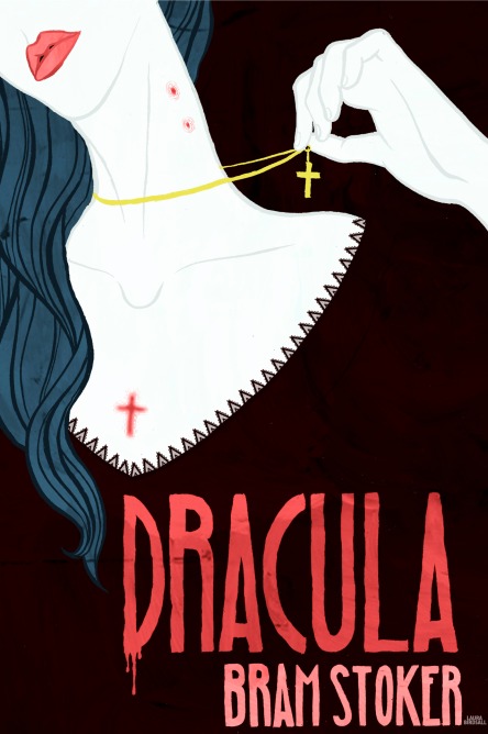 book-cover-for-bram-stokers-dracula-by-laura-birdsall
